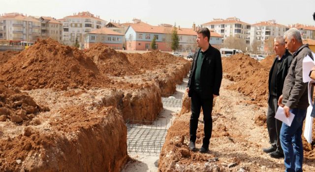 Cuma Kapalı Semt Pazarı İnşaat Alanı Şekillendi