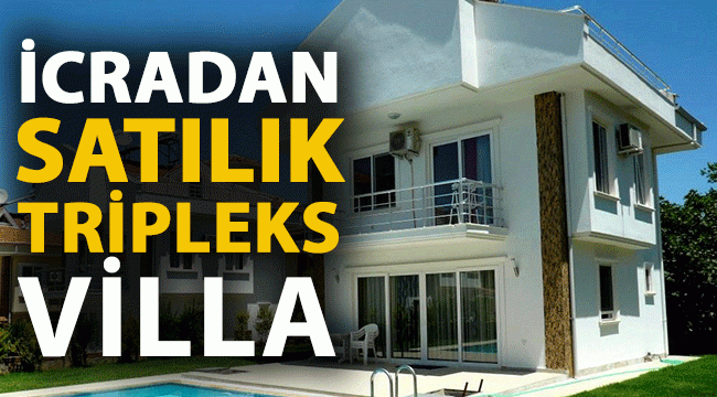 İcradan Satılık Tripleks Villa