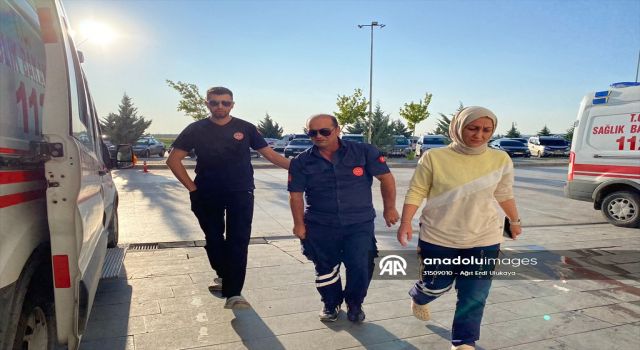 Ambulans şoförü darbedildi