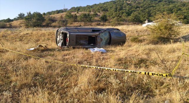 Şarampole Devrilen Otomobilin Sürücüsü Öldü