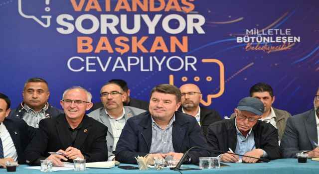 “Vatandaş Soruyor, Başkan Cevaplıyor” Programı Bahçesaray ve Kırımlı Mahallelerinde Devam Etti
