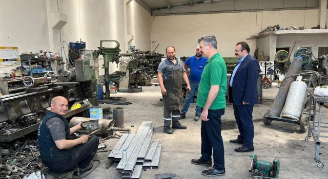AK Parti Aksaray Heyetinden Yeni Sanayi Sitesi'ne Ziyaret