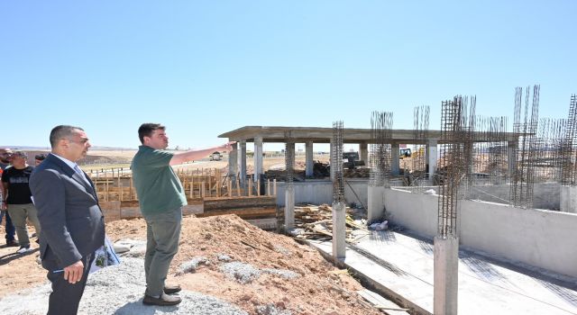 Başkan Dinçer, Yeni Şehir Mezarlığı’nda İncelemelerde Bulundu