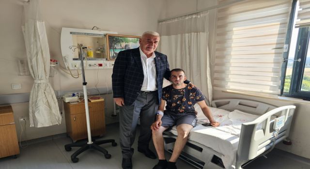 Kaşlı’dan, Uzman Çavuş Duman’a Geçmiş Olsun Ziyareti