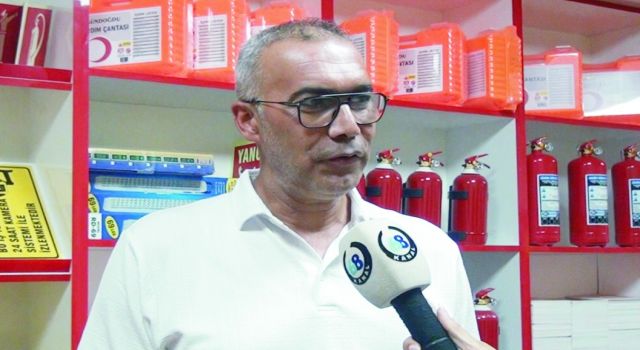 “Son Yaşanan Yangınlardan Sonra Yangın Tüplerine Rağbet Var”