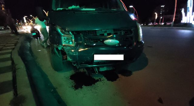 Makas Kavşağında Kaza 1 Yaralı