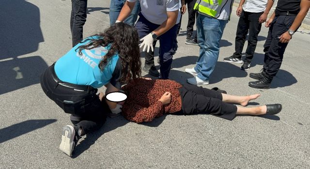 Makas Kavşağında Kaza 1 Yaralı