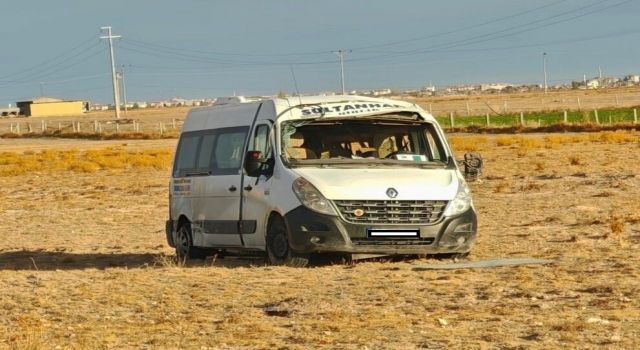BOTAŞ Yolunda Servis Kazası 1 Hafif Yaralı