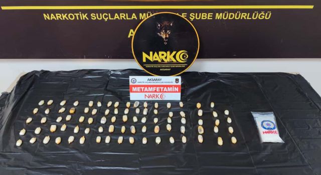 Midesindeki 433 Gram Uyuşturucu İle Aksaray Emniyetine Yakalandı