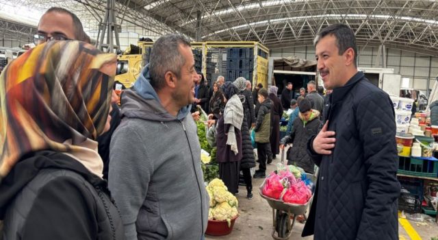 Başkan Aktürk’ün Esnaf ve Vatandaşlara Ziyaret