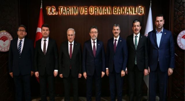 Aksaray Heyetinden, Tarım ve Orman Bakanına Ziyaret