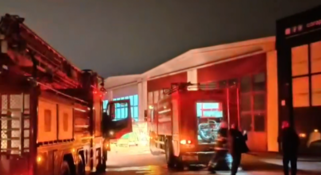 Çorap İmalathanesinde Yangın