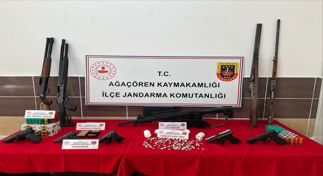 Ağaçören’de Jandarmadan Eş Zamanlı Baskın; 7 Gözaltı