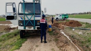 Kaçak Su Kuyusu Açarken Yakalandı