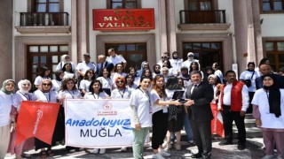 "Anadoluyuz Biz" projesi ile Aksaray'dan gelen öğrenciler Muğla'yı gezdi