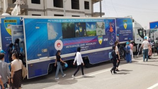 Meteoroloji TIR’ı İlgi Odağı Oldu