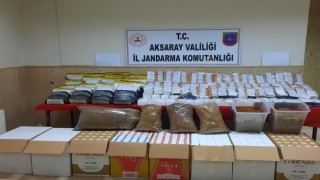 Jandarmadan Kaçak Tütün ve Tütün Ürünleri Baskını