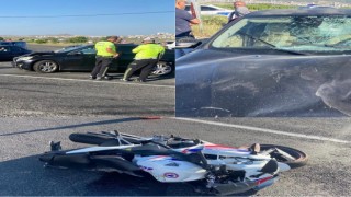 Otomobil ile Motosikletin Çarpıştığı Kazada 1 Kişi Öldü, 2 Kişi Yaralandı