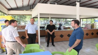 Başkan Parklarda Açılan Kafeleri İnceleyip Vatandaşın Taleplerini Dinledi