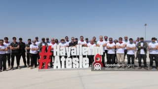 TEKNOFEST kapsamında düzenlenen "Roket Yarışması" devam ediyor