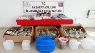 Jandarmadan Sahte İçki İmalathanesine Operasyon