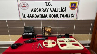 Jandarmadan Kaçak Kazı Yapanlara Suçüstü