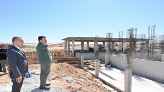 Başkan Dinçer, Yeni Şehir Mezarlığı’nda İncelemelerde Bulundu
