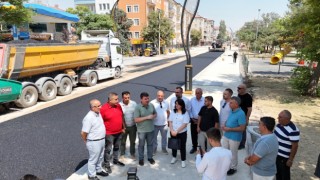 Başkan Dinçer, Büyük Bölcek Caddesi’nde Çalışmaları Yerinde İnceledi