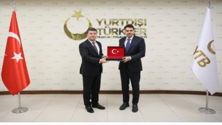 Başkan Dinçer, Yurtdışı Türkler ve Akraba Toplulukları Başkanı Abdullah Eren’i Ziyaret Etti