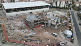 Gençlik Merkezi Kaba İnşaatında Sona Yaklaşıldı