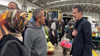 Başkan Aktürk’ün Esnaf ve Vatandaşlara Ziyaret