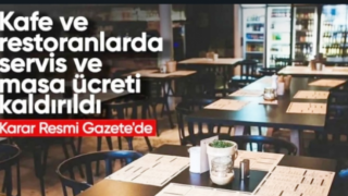 Lokanta, Pastane ve Kafeler Sadece Sattıkları Ürünün Bedelini Alacaklar