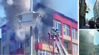 İş Merkezinde Yangın Paniği