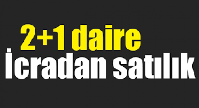 Gaziantep Şahinbey'de İcradan Satılık 2+1 Daire