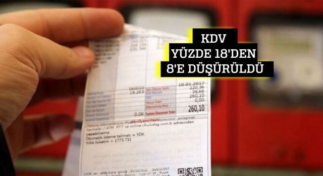 Mesken ve Tarımda Elektriğin KDV’si Yüzde 8’e İndi