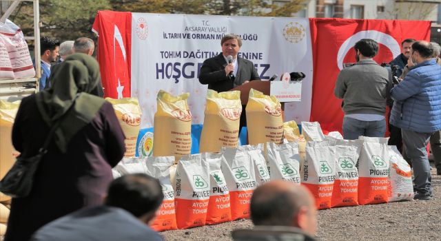 Çiftçilere 80 Ton Tohum Dağıtıldı