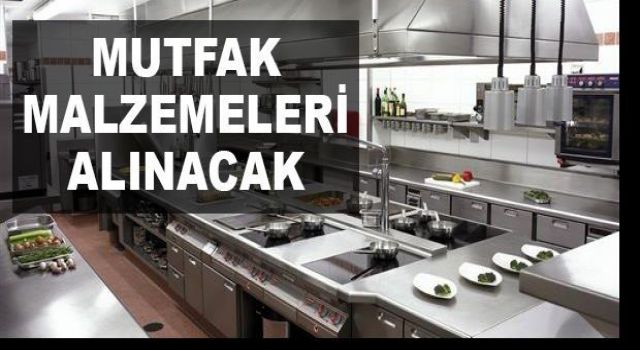 Mutfak Malzemeleri Alınacak