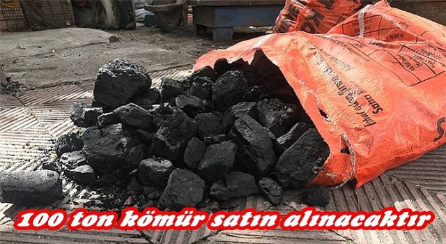 100 Ton Kömür Satın Alınacak