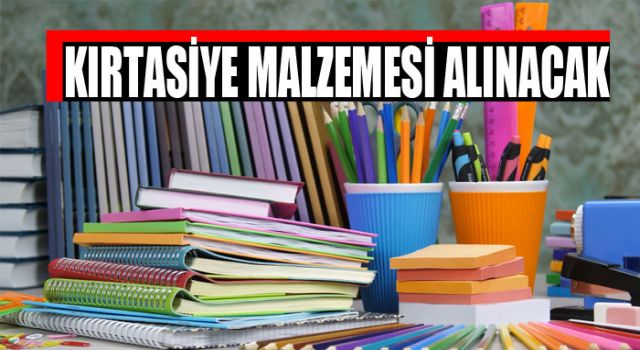 Kırtasiye malzemesi satın alınacak