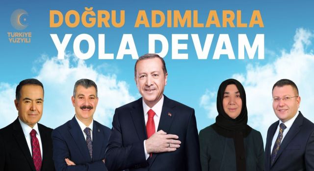 Aydoğdu “1 Oy Cumhurbaşkanımız Recep Tayyip Erdoğan’a Bir Oy Ak Partiye”