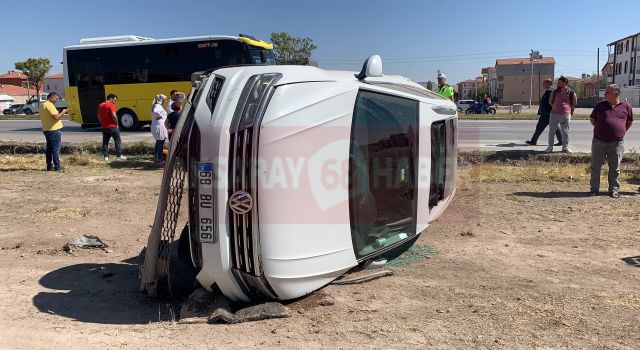 Belediye Arsalarında Kaza 1 Yaralı