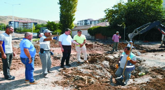 Dinçer Devam Eden Çalışmaları Sahada İnceledi