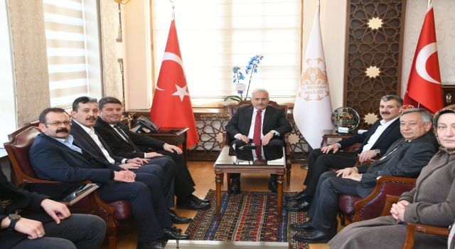 Ak Heyetten İttifak Ortaklarına ve Vali Kumbuzoğlu’na Ziyaret