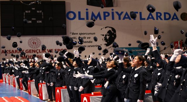 Aksaray'da Eğitimini Tamamlayan 280 Polis Adayı Mezun Oldu