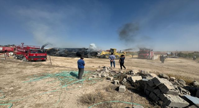 İncesu’daki Saman Yangını 10 Saatte Söndürüldü