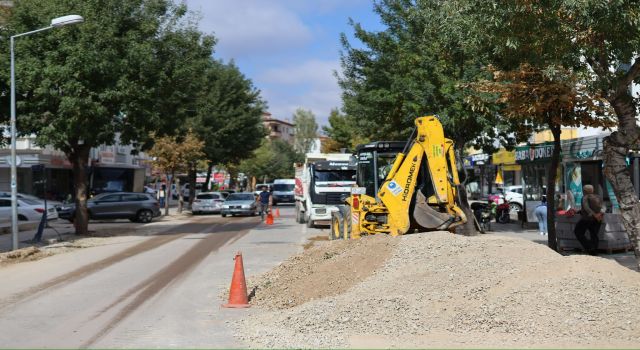 Necip Fazıl Kısakürek Caddesindeki Estetik Çalışmaları Sürüyor