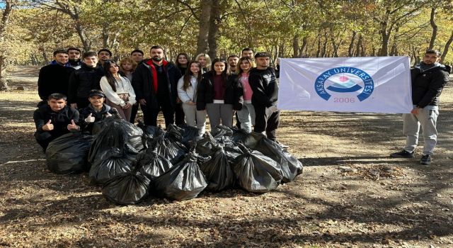 ASÜ Öğrencileri Çevre İçin Sahaya İndi