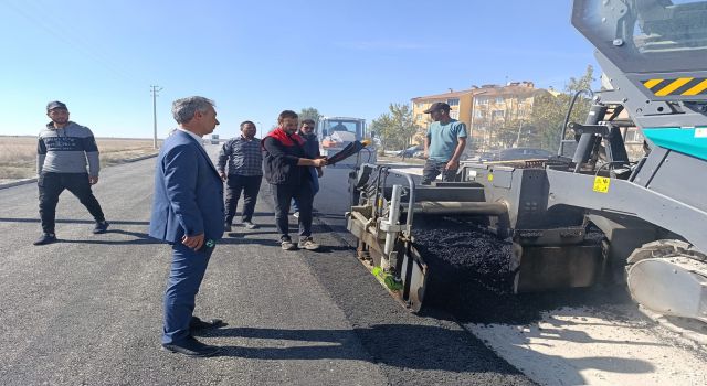 Bahane Üretmeden İşini Yapıyor Eskil’de Asfalt Rekoru Kırılıyor