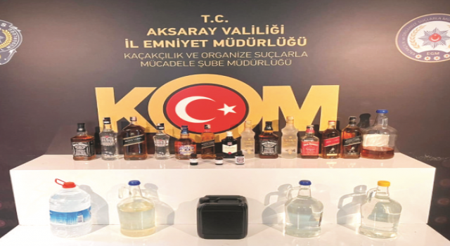 Emniyet Sahte ve Kaçak Alkol Denetimlerini Artırdı