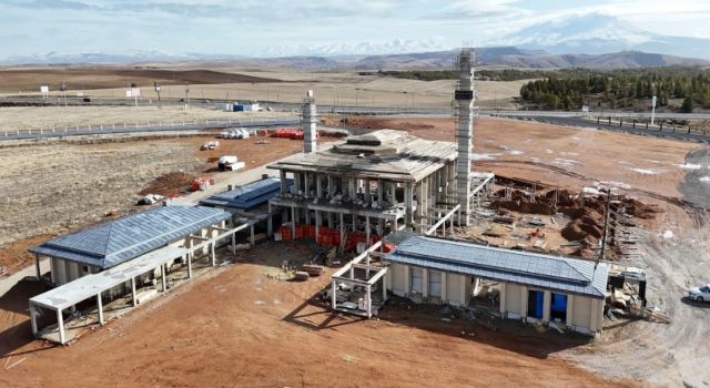 Yeni Mezarlıktaki Külliye Projesinin Yapımı Sürüyor